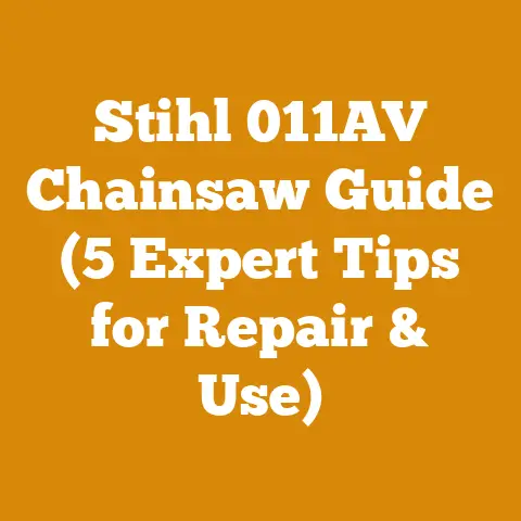 Stihl 011AV Chainsaw Guide (5 Expert Tips for Repair & Use)