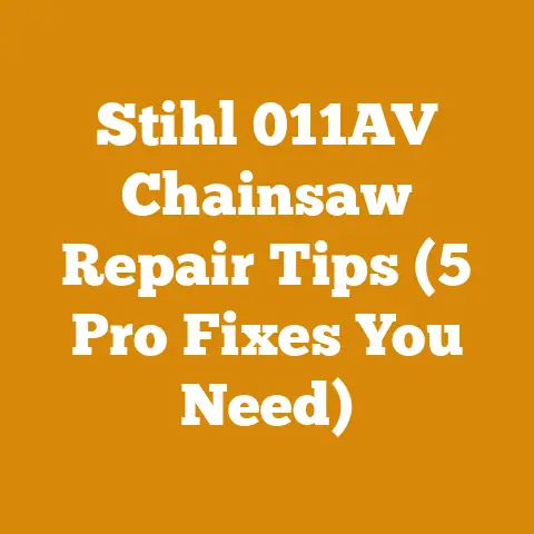 Stihl 011AV Chainsaw Repair Tips (5 Pro Fixes You Need)