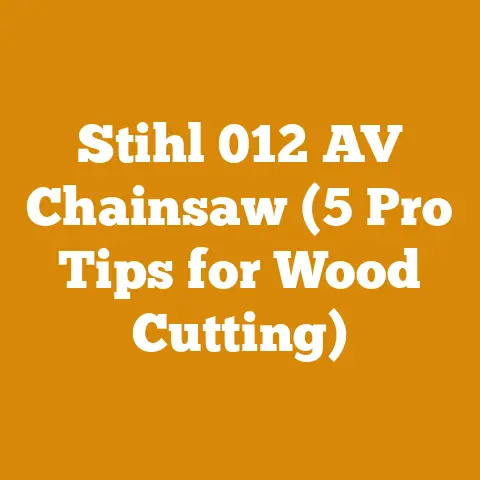 Stihl 012 AV Chainsaw (5 Pro Tips for Wood Cutting)