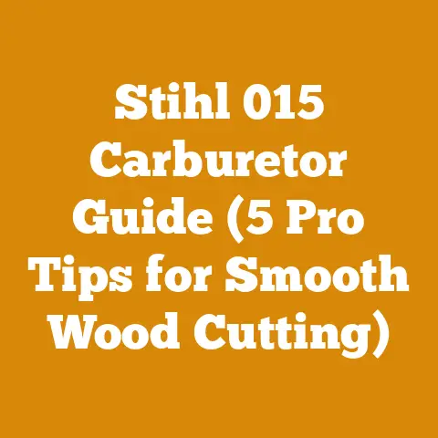 Stihl 015 Carburetor Guide (5 Pro Tips for Smooth Wood Cutting)