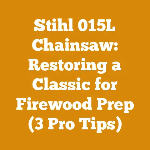 Stihl 015L Chainsaw: Restoring a Classic for Firewood Prep (3 Pro Tips)