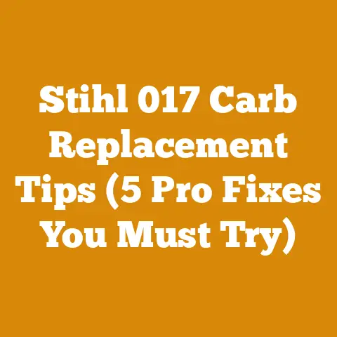Stihl 017 Carb Replacement Tips (5 Pro Fixes You Must Try)