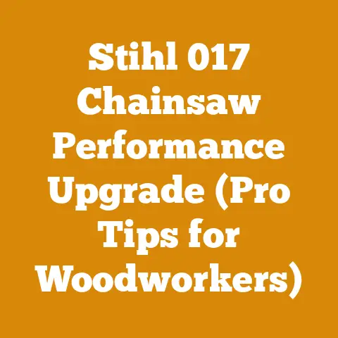 Stihl 017 Chainsaw Performance Upgrade (Pro Tips for Woodworkers)