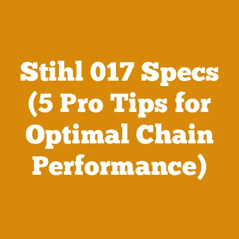 Stihl 017 Specs (5 Pro Tips for Optimal Chain Performance)