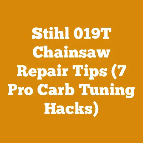 Stihl 019T Chainsaw Repair Tips (7 Pro Carb Tuning Hacks)