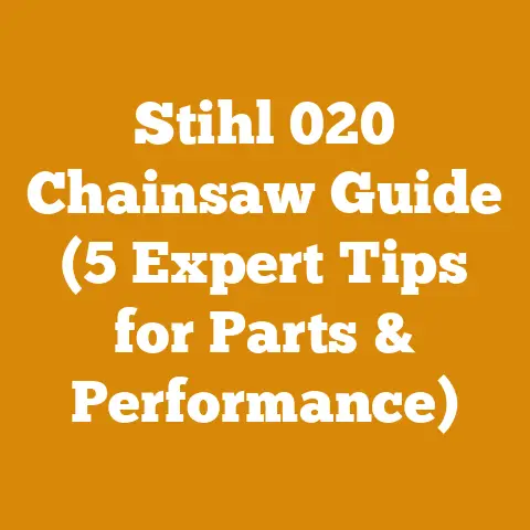 Stihl 020 Chainsaw Guide (5 Expert Tips for Parts & Performance)