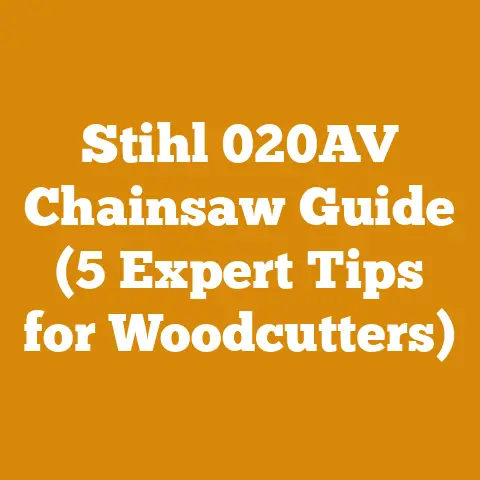 Stihl 020AV Chainsaw Guide (5 Expert Tips for Woodcutters)