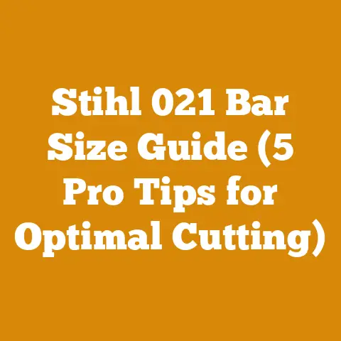 Stihl 021 Bar Size Guide (5 Pro Tips for Optimal Cutting)