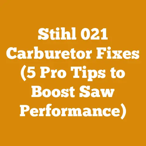 Stihl 021 Carburetor Fixes (5 Pro Tips to Boost Saw Performance)