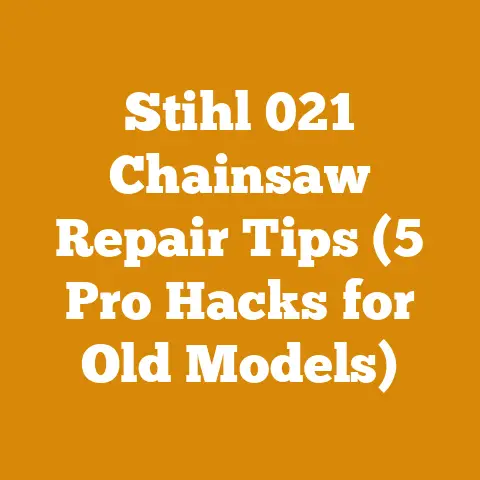 Stihl 021 Chainsaw Repair Tips (5 Pro Hacks for Old Models)