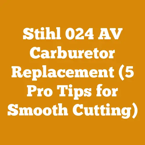 Stihl 024 AV Carburetor Replacement (5 Pro Tips for Smooth Cutting)