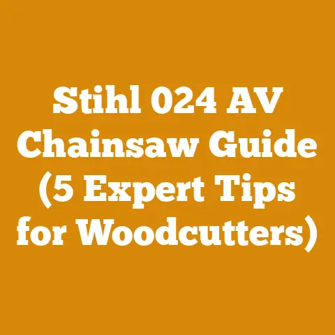 Stihl 024 AV Chainsaw Guide (5 Expert Tips for Woodcutters)