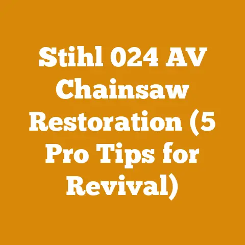 Stihl 024 AV Chainsaw Restoration (5 Pro Tips for Revival)