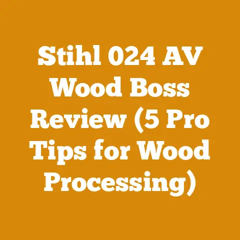 Stihl 024 AV Wood Boss Review (5 Pro Tips for Wood Processing)