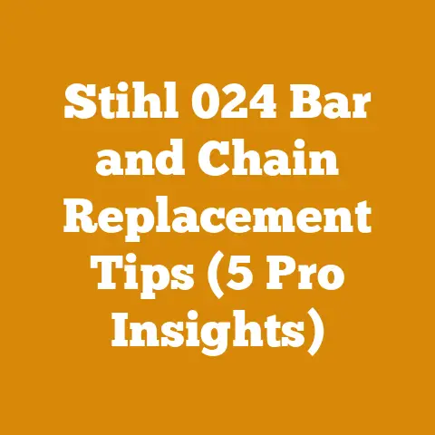 Stihl 024 Bar and Chain Replacement Tips (5 Pro Insights)