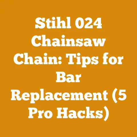 Stihl 024 Chainsaw Chain: Tips for Bar Replacement (5 Pro Hacks)