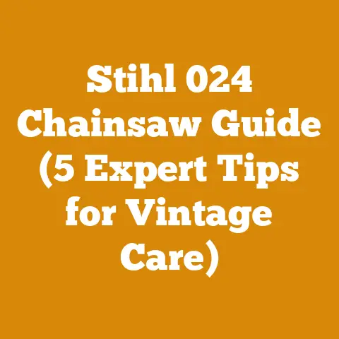 Stihl 024 Chainsaw Guide (5 Expert Tips for Vintage Care)