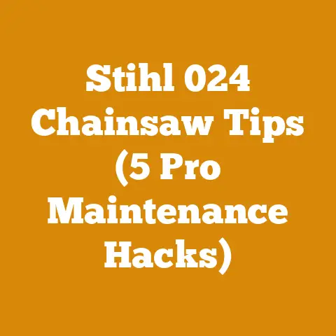 Stihl 024 Chainsaw Tips (5 Pro Maintenance Hacks)