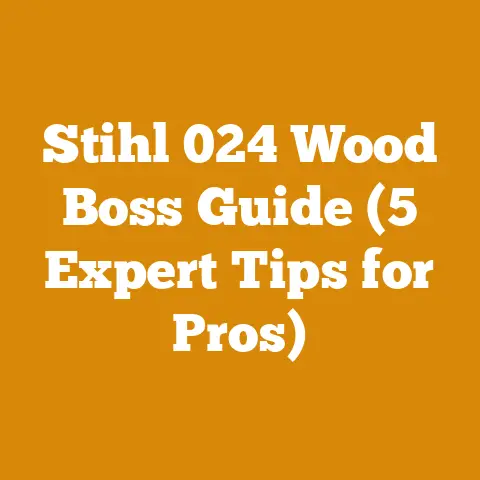 Stihl 024 Wood Boss Guide (5 Expert Tips for Pros)