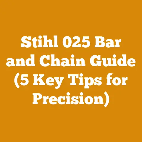 Stihl 025 Bar and Chain Guide (5 Key Tips for Precision)