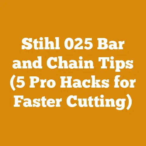Stihl 025 Bar and Chain Tips (5 Pro Hacks for Faster Cutting)