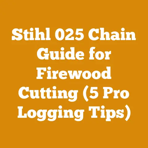Stihl 025 Chain Guide for Firewood Cutting (5 Pro Logging Tips)