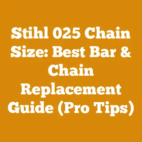 Stihl 025 Chain Size: Best Bar & Chain Replacement Guide (Pro Tips)