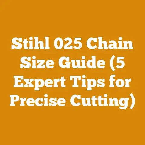 Stihl 025 Chain Size Guide (5 Expert Tips for Precise Cutting)