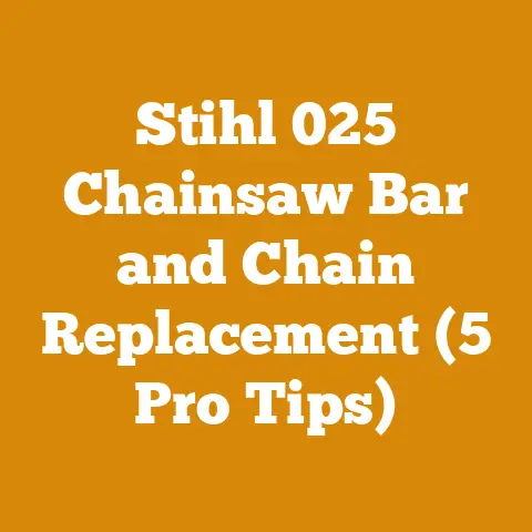 Stihl 025 Chainsaw Bar and Chain Replacement (5 Pro Tips)