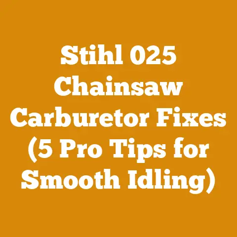 Stihl 025 Chainsaw Carburetor Fixes (5 Pro Tips for Smooth Idling)