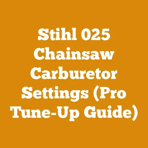 Stihl 025 Chainsaw Carburetor Settings (Pro Tune-Up Guide)