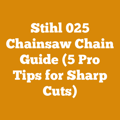 Stihl 025 Chainsaw Chain Guide (5 Pro Tips for Sharp Cuts)