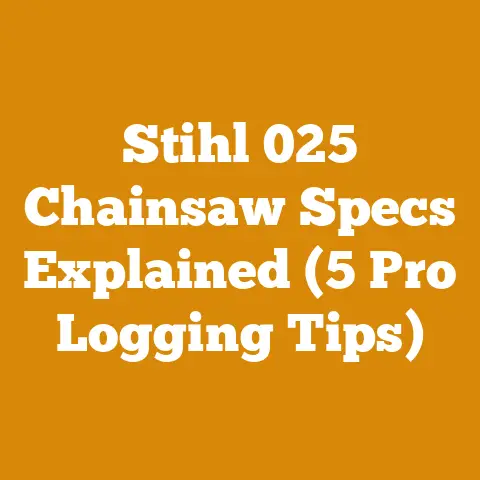 Stihl 025 Chainsaw Specs Explained (5 Pro Logging Tips)