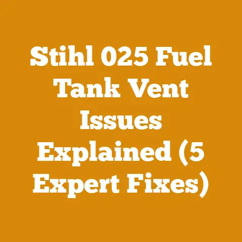 Stihl 025 Fuel Tank Vent Issues Explained (5 Expert Fixes)