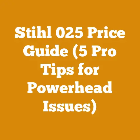 Stihl 025 Price Guide (5 Pro Tips for Powerhead Issues)