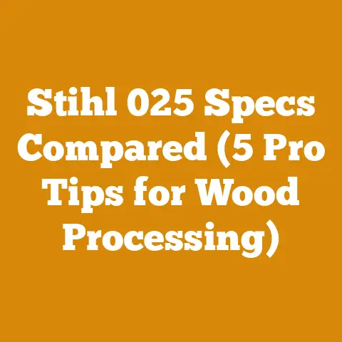Stihl 025 Specs Compared (5 Pro Tips for Wood Processing)