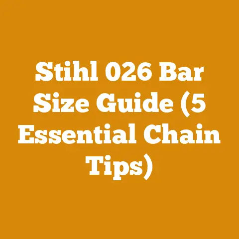 Stihl 026 Bar Size Guide (5 Essential Chain Tips)