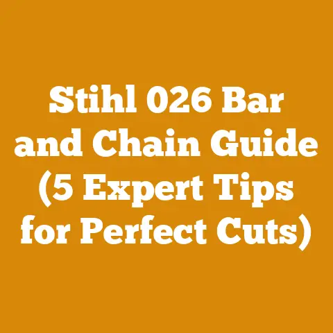 Stihl 026 Bar and Chain Guide (5 Expert Tips for Perfect Cuts)