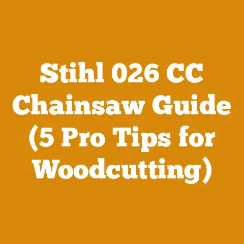 Stihl 026 CC Chainsaw Guide (5 Pro Tips for Woodcutting)