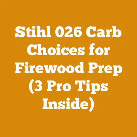 Stihl 026 Carb Choices for Firewood Prep (3 Pro Tips Inside)