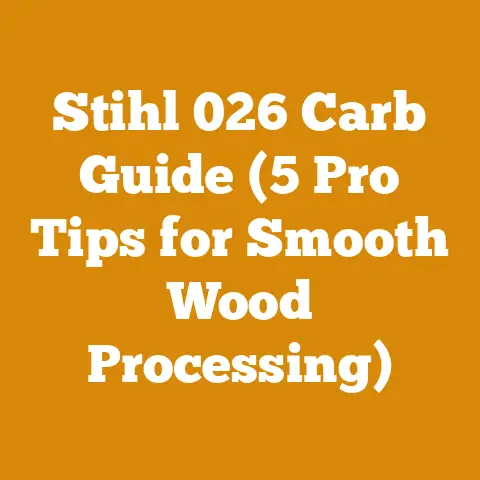Stihl 026 Carb Guide (5 Pro Tips for Smooth Wood Processing)