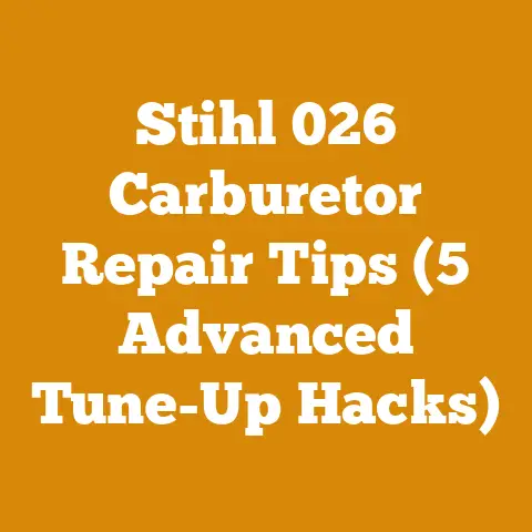 Stihl 026 Carburetor Repair Tips (5 Advanced Tune-Up Hacks)