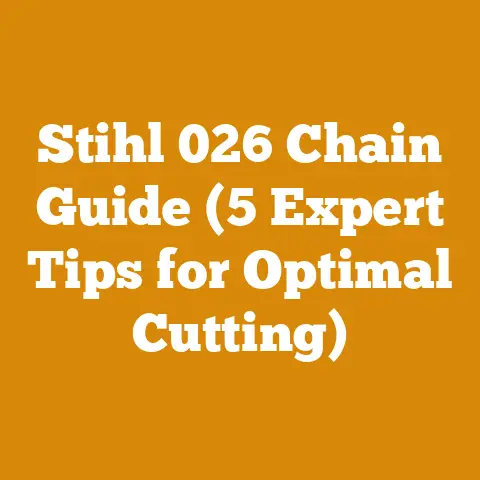 Stihl 026 Chain Guide (5 Expert Tips for Optimal Cutting)