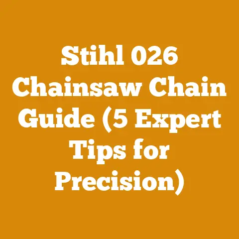 Stihl 026 Chainsaw Chain Guide (5 Expert Tips for Precision)
