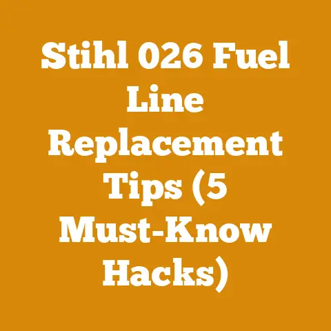 Stihl 026 Fuel Line Replacement Tips (5 Must-Know Hacks)