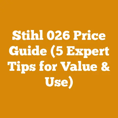 Stihl 026 Price Guide (5 Expert Tips for Value & Use)