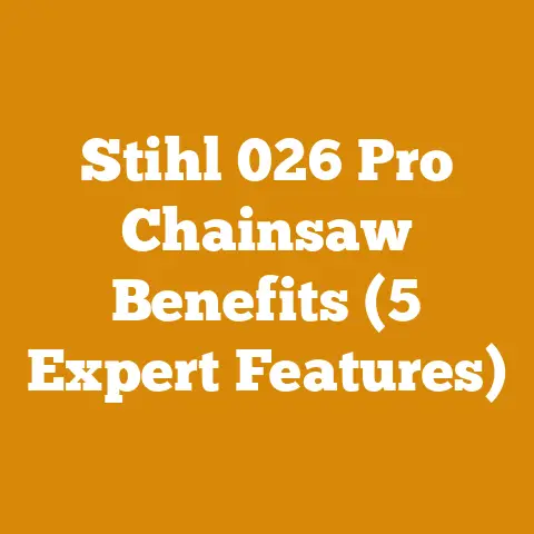 Stihl 026 Pro Chainsaw Benefits (5 Expert Features)