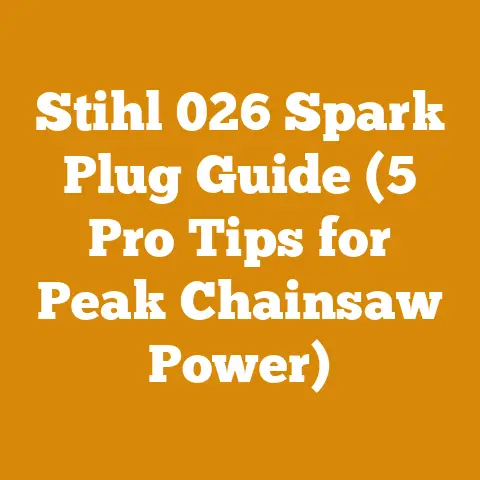 Stihl 026 Spark Plug Guide (5 Pro Tips for Peak Chainsaw Power)