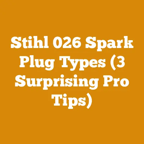 Stihl 026 Spark Plug Types (3 Surprising Pro Tips)