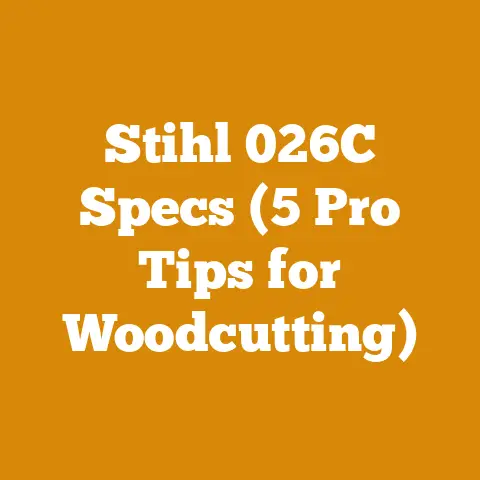 Stihl 026C Specs (5 Pro Tips for Woodcutting)